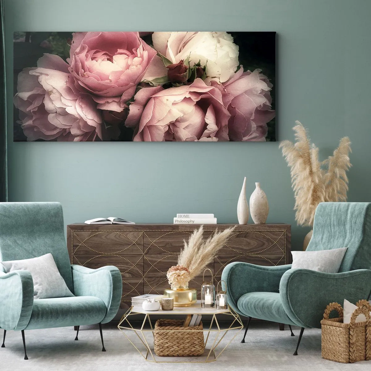 Schilderen op canvas - De charme van belle epoque - 100x40 cm