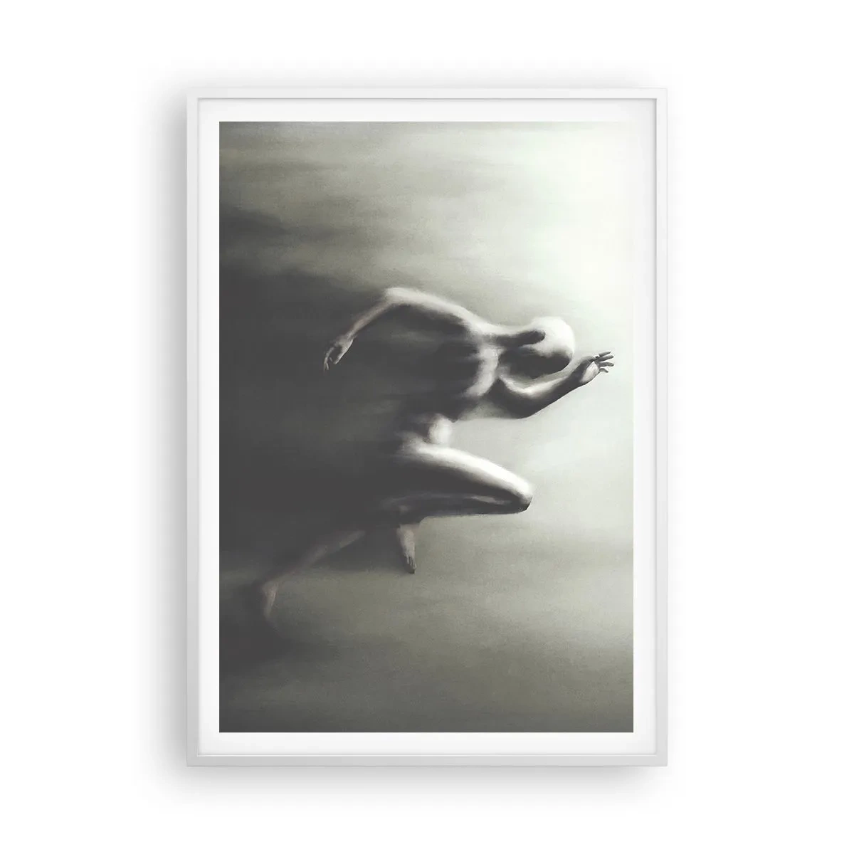 Poster in een witte lijst - Niet te stopen - 70x100 cm