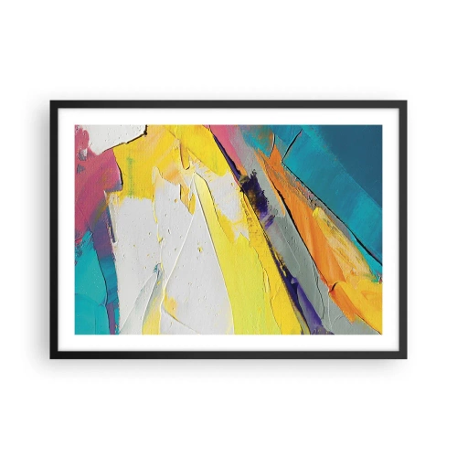 Poster in een zwarte lijst - De anatomie van licht - 70x50 cm