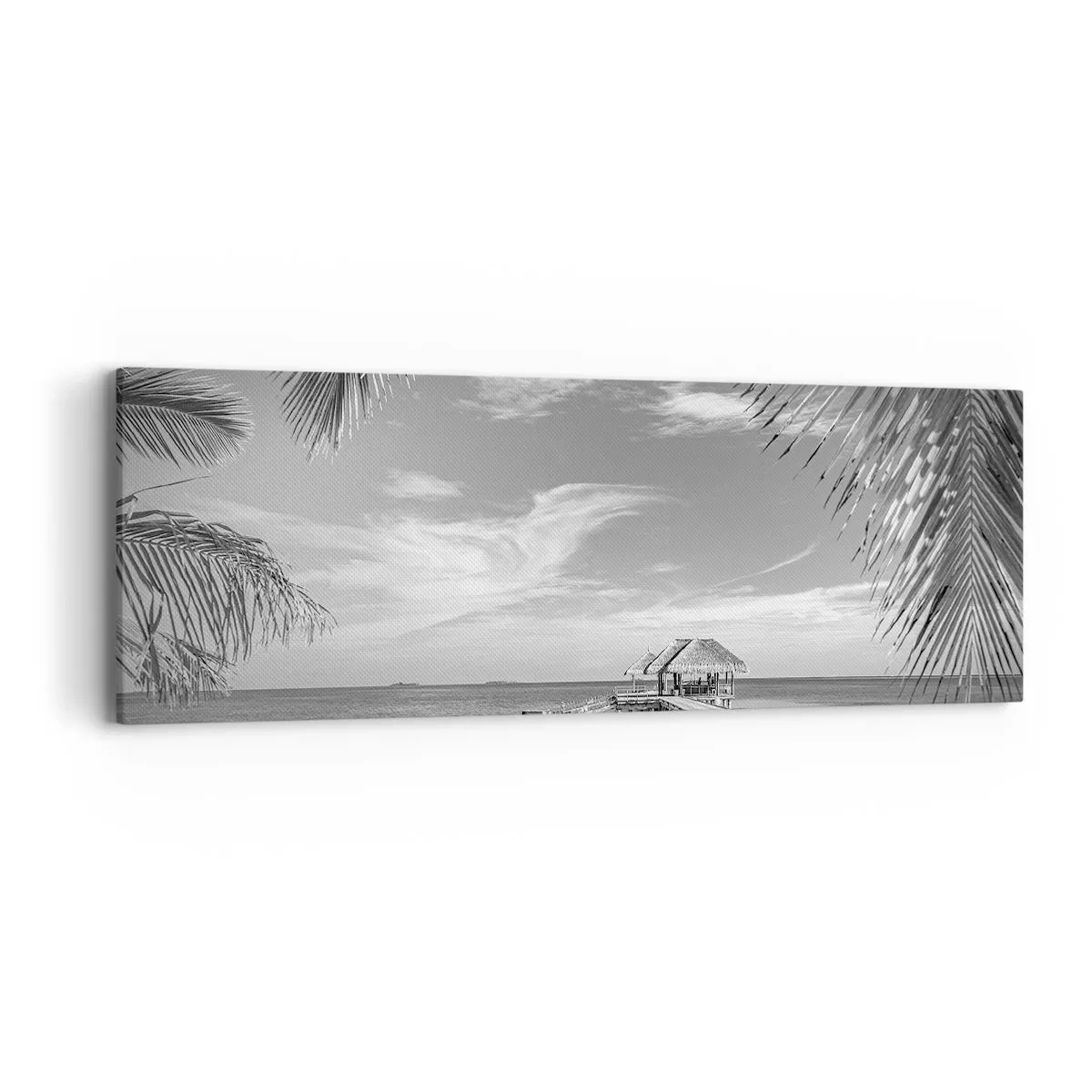 Schilderen op canvas - Herinnering of droom? - 90x30 cm