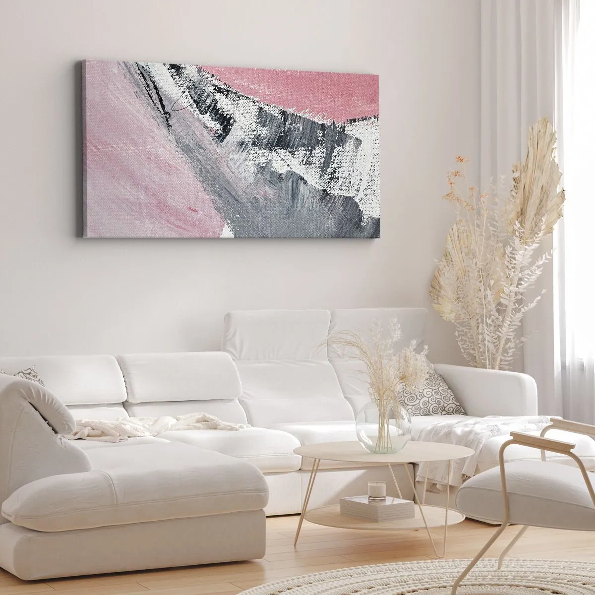 Schilderen op canvas - Bijpassende compositie - 160x50 cm
