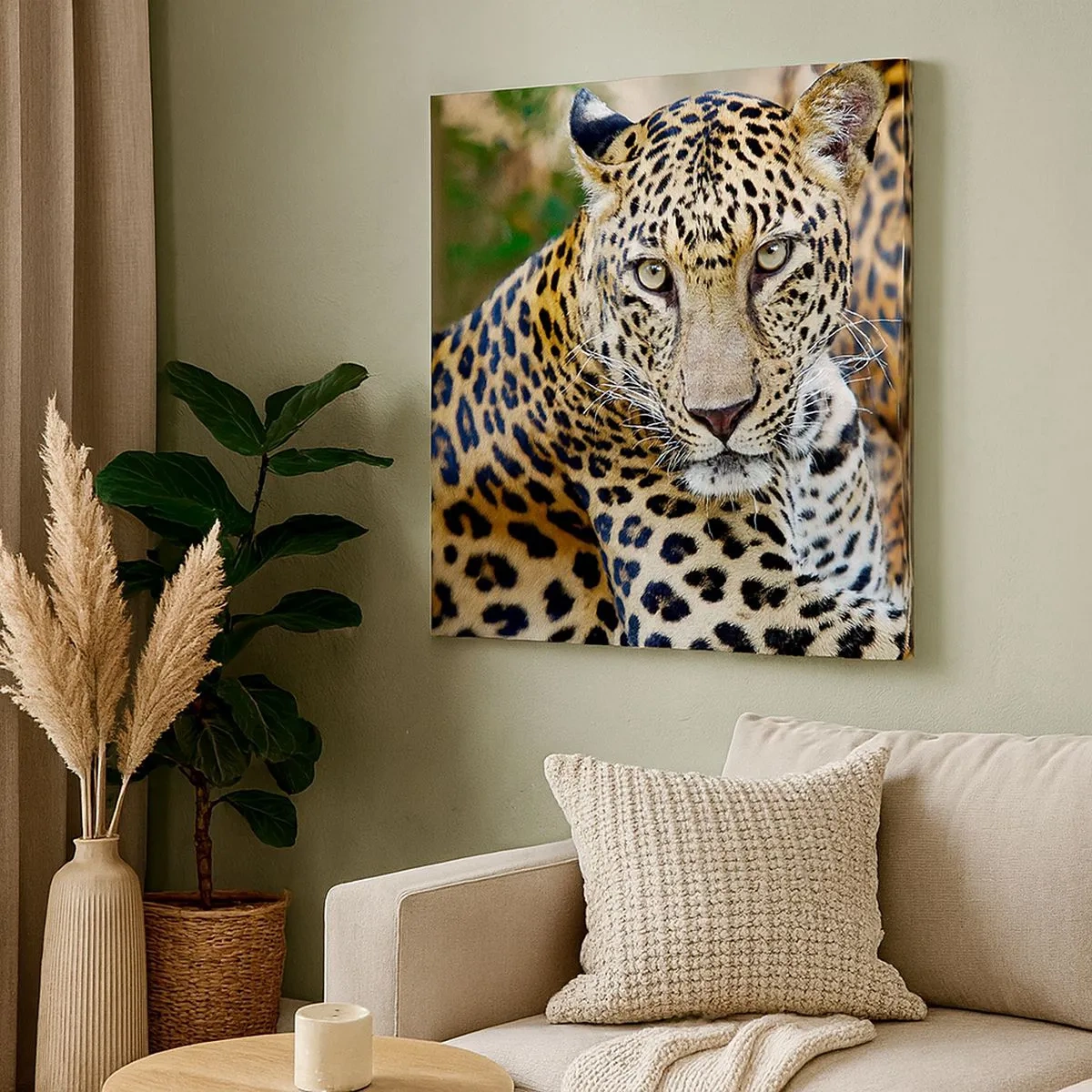 Schilderen op canvas - Wild en kalm - 30x30 cm