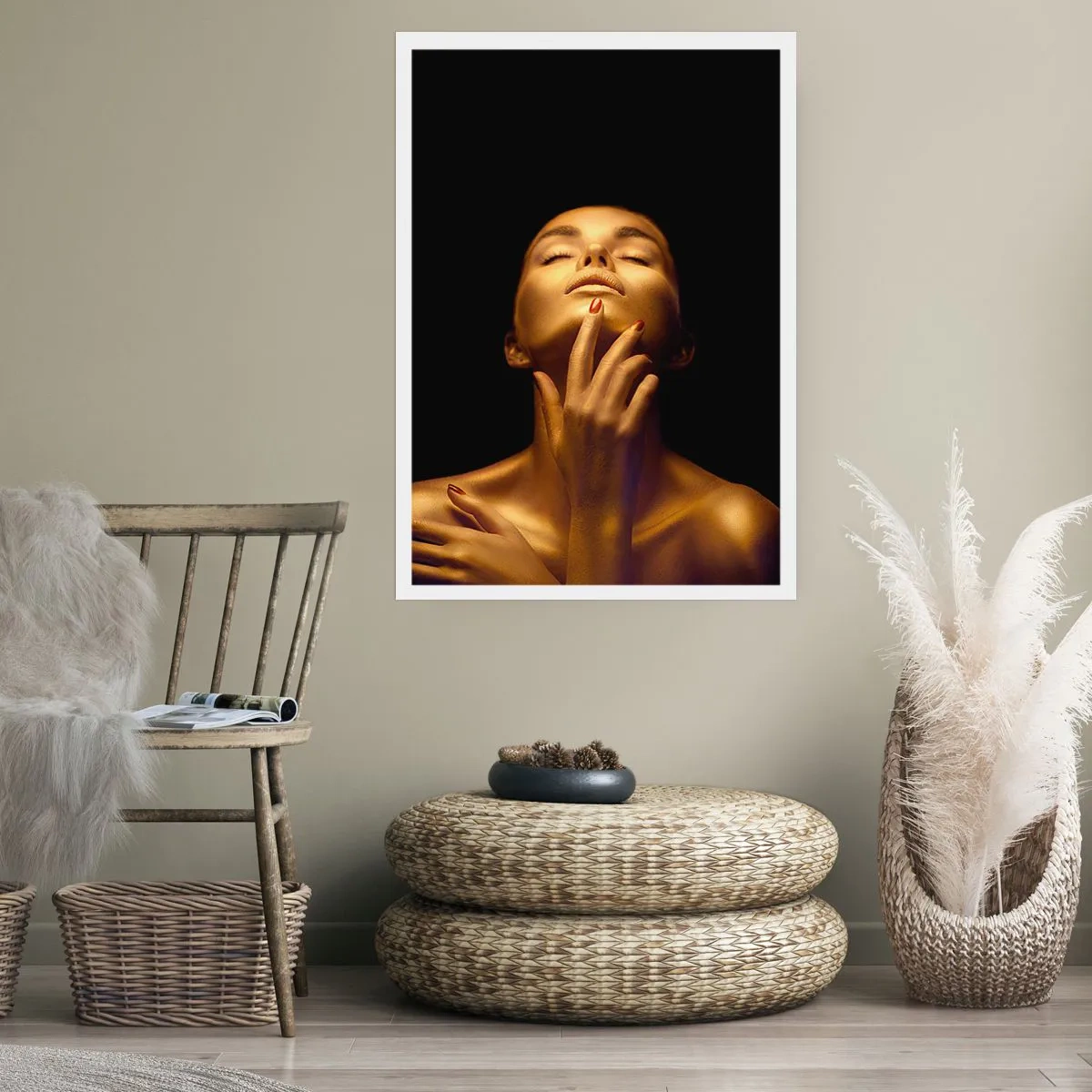 Poster - Als gouden zijde - 50x70 cm