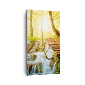 Schilderen op canvas - Een felbegeerde koelte - 45x80 cm