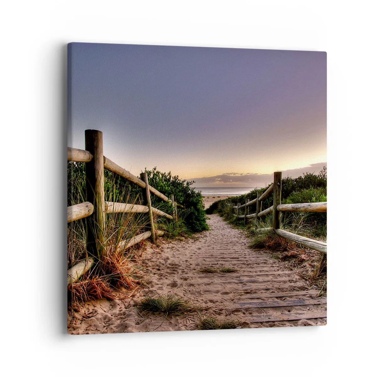 Schilderen op canvas - Het doel is al zichtbaar - 40x40 cm