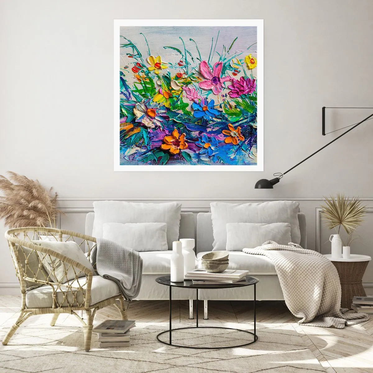 Poster - Helemaal geen stilleven - 40x40 cm