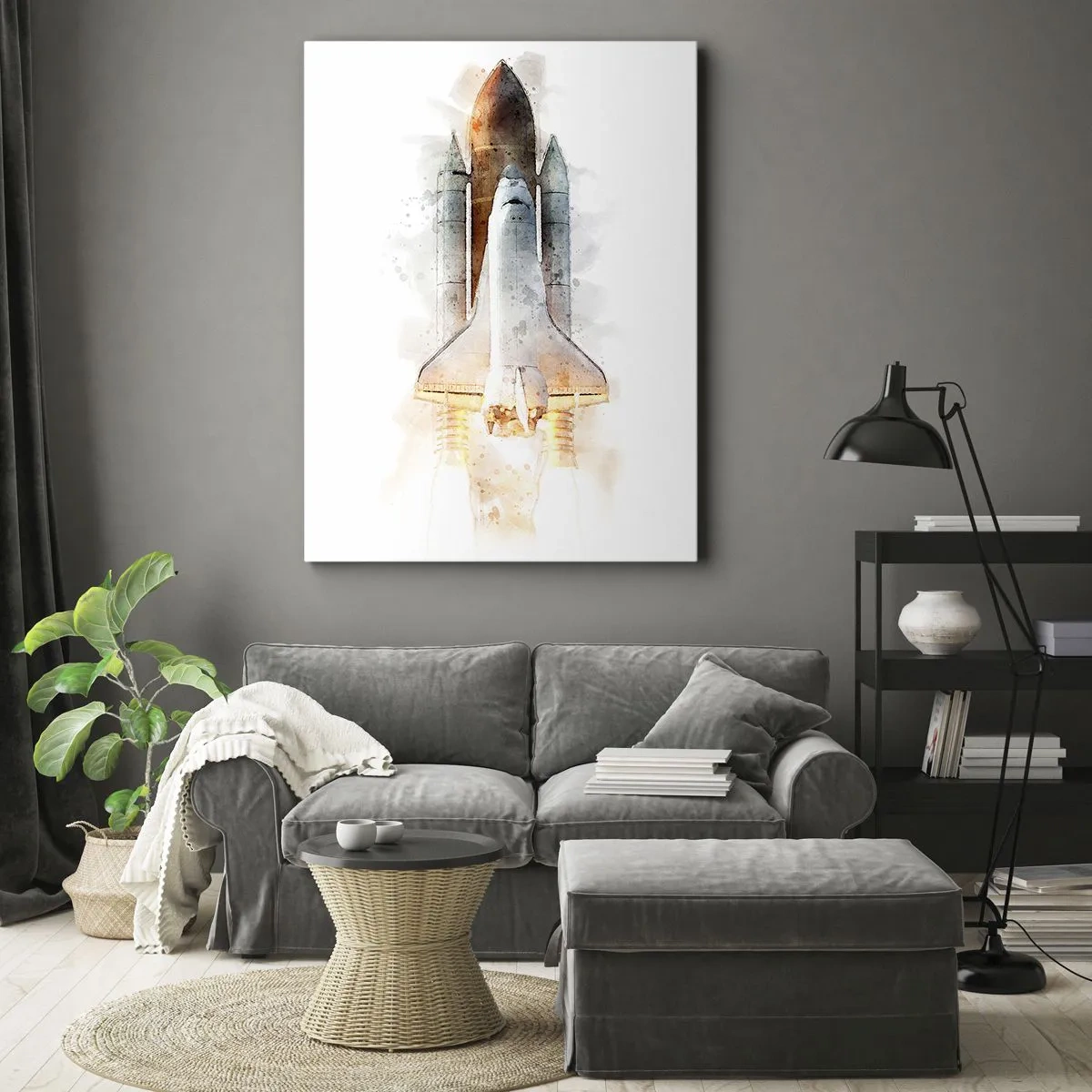 Schilderen op canvas - Ontdekkingsreizigers, aan de slag - 50x70 cm