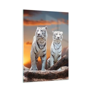 Schilderen op glas - Net als in Narnia - 50x70 cm