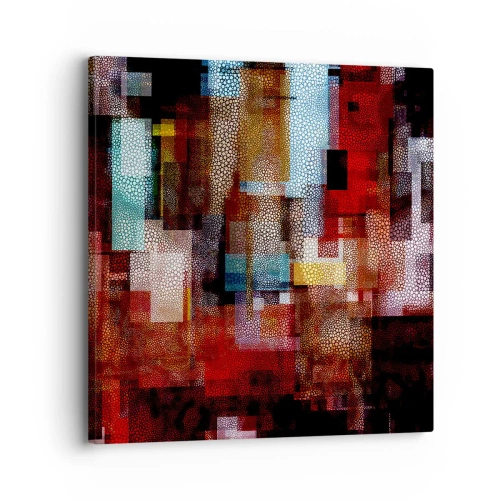 Schilderen op canvas - Het is een allegaartje - 30x30 cm