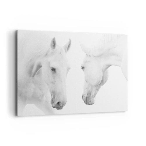 Schilderen op canvas - Is dit vriendschap...? - 100x70 cm