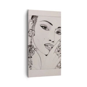 Schilderen op canvas - Het mooiste juweeltje - 55x100 cm