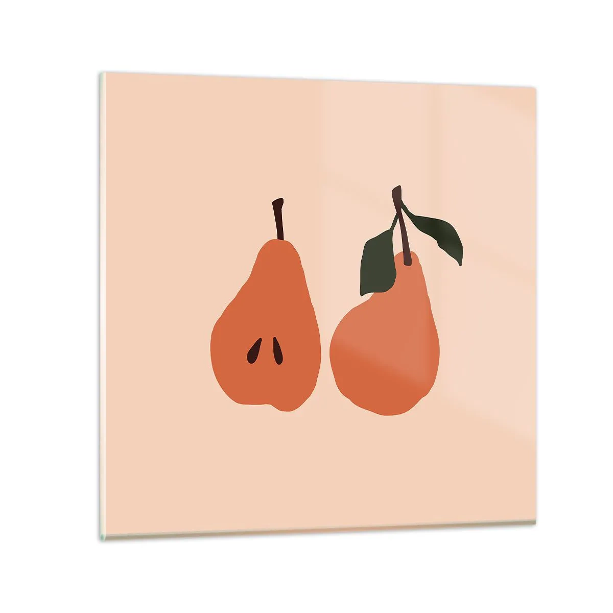 Schilderen op glas - Zoetheid zelf - 70x70 cm