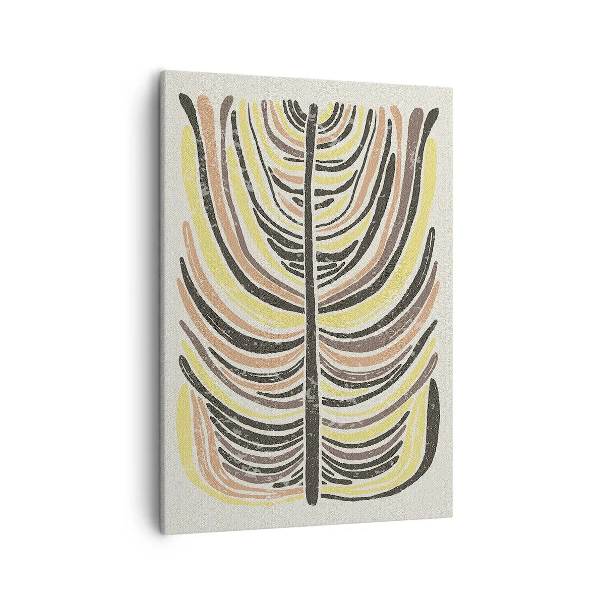 Schilderen op canvas - Abstractie vol leven - 50x70 cm