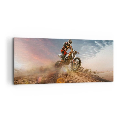 Schilderen op canvas - Voor overwinning - 100x40 cm