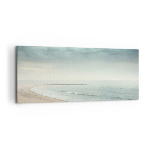 Schilderen op canvas - op zoek naar vrede - 100x40 cm