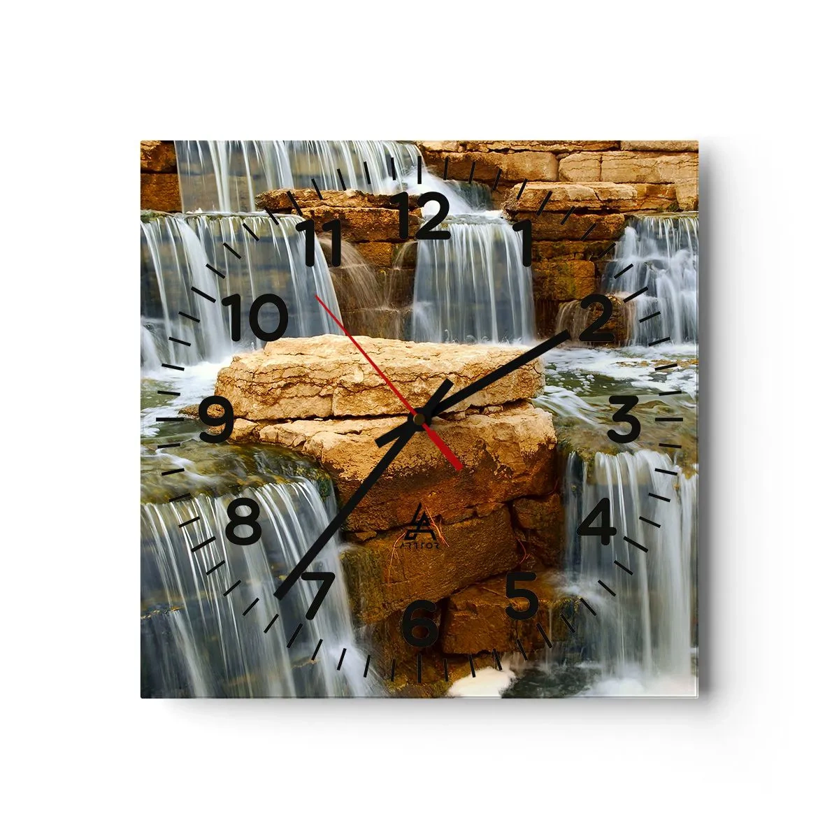 Wandklok - Klok - Trap naar de hemel - 40x40 cm