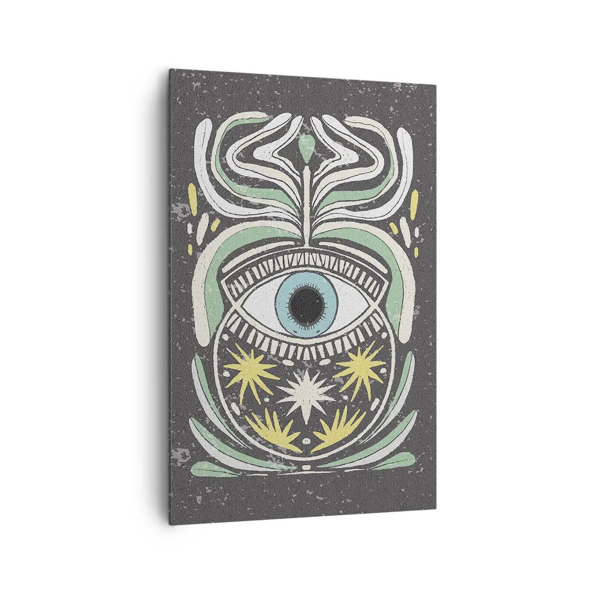 Schilderen op canvas - Tribale rituelen - 80x120 cm