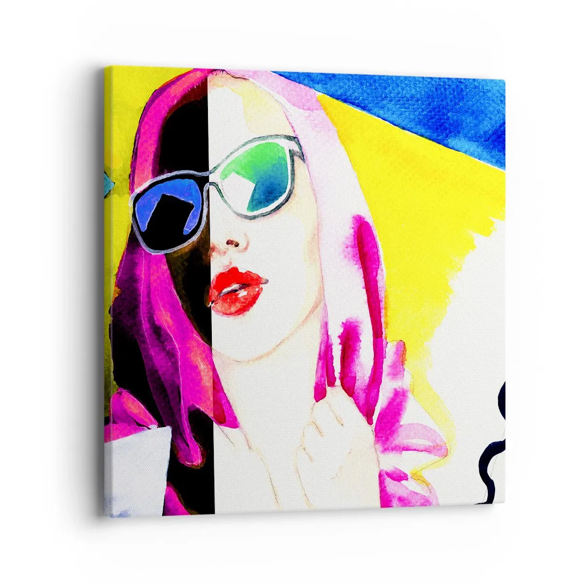 Schilderen op canvas - Ik ben niet wit en ik ben niet zwart - 40x40 cm