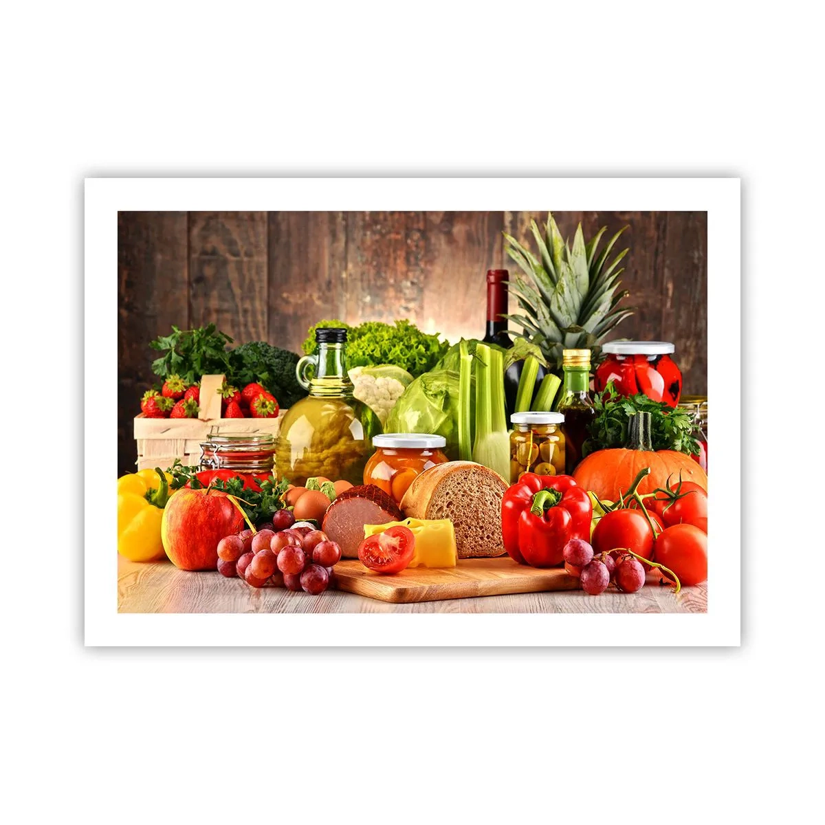 Poster - Gerookt, gebakken en gemarineerd - 70x50 cm