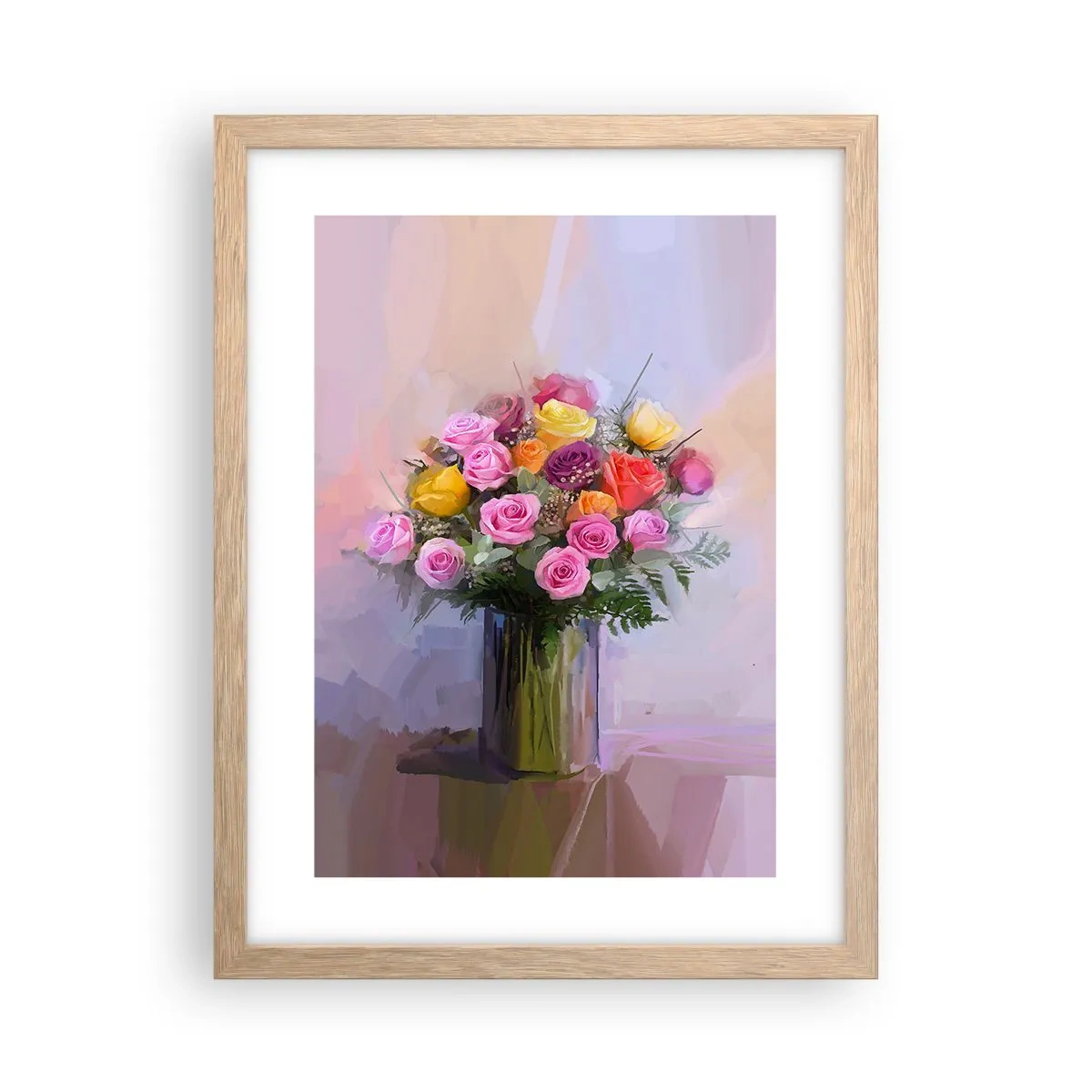 Een poster in een licht eiken lijst - Ingehouden schoonheid - 30x40 cm