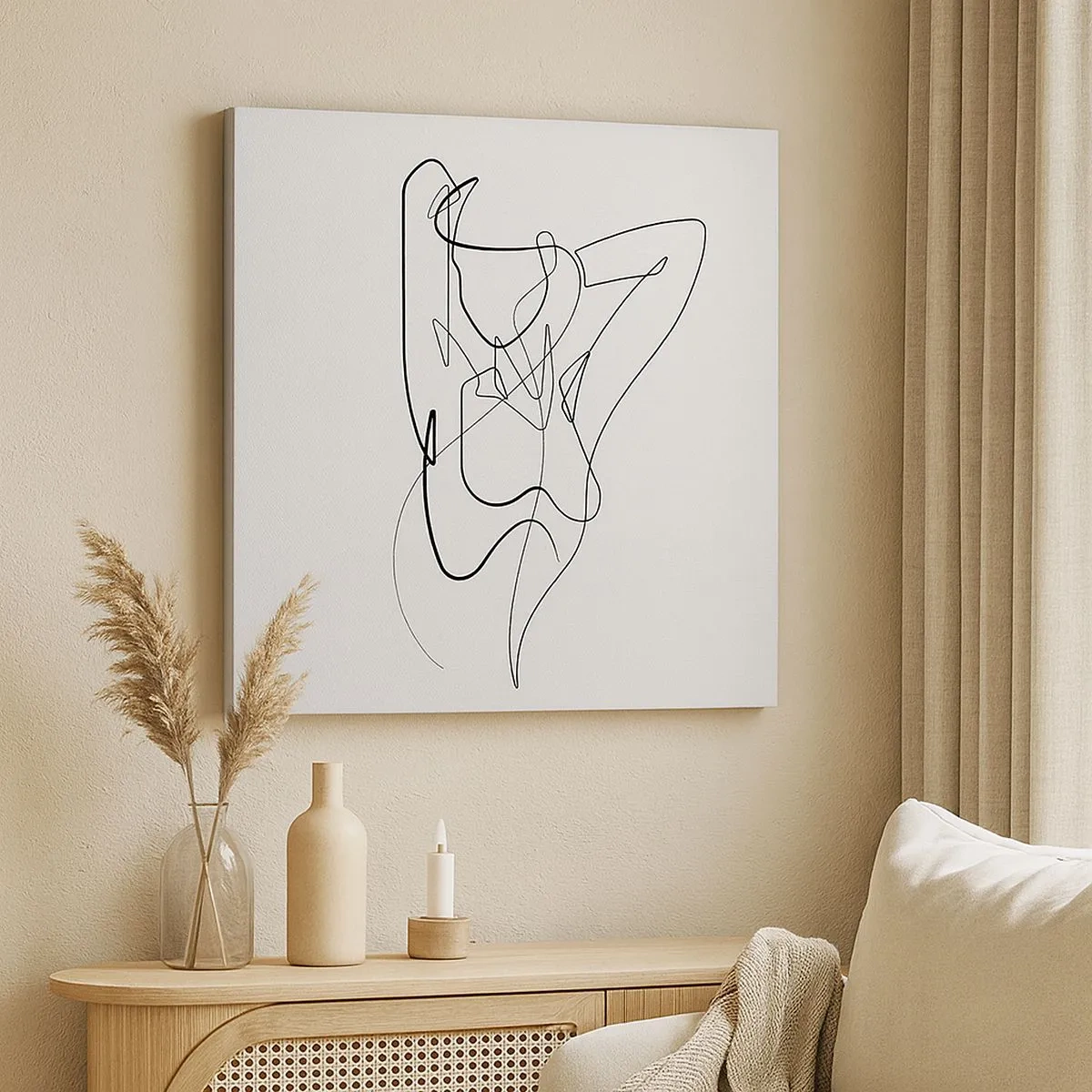 Schilderen op canvas - Zoals je echt bent… - 30x30 cm