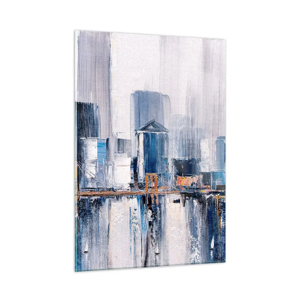 Schilderen op glas - New Yorkse impressie - 50x70 cm