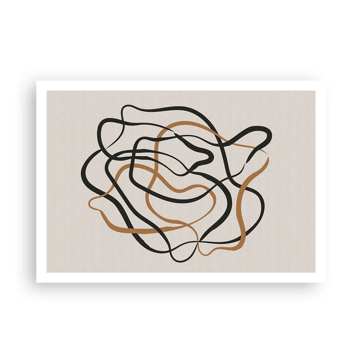 Poster - Alles ging mis - 100x70 cm