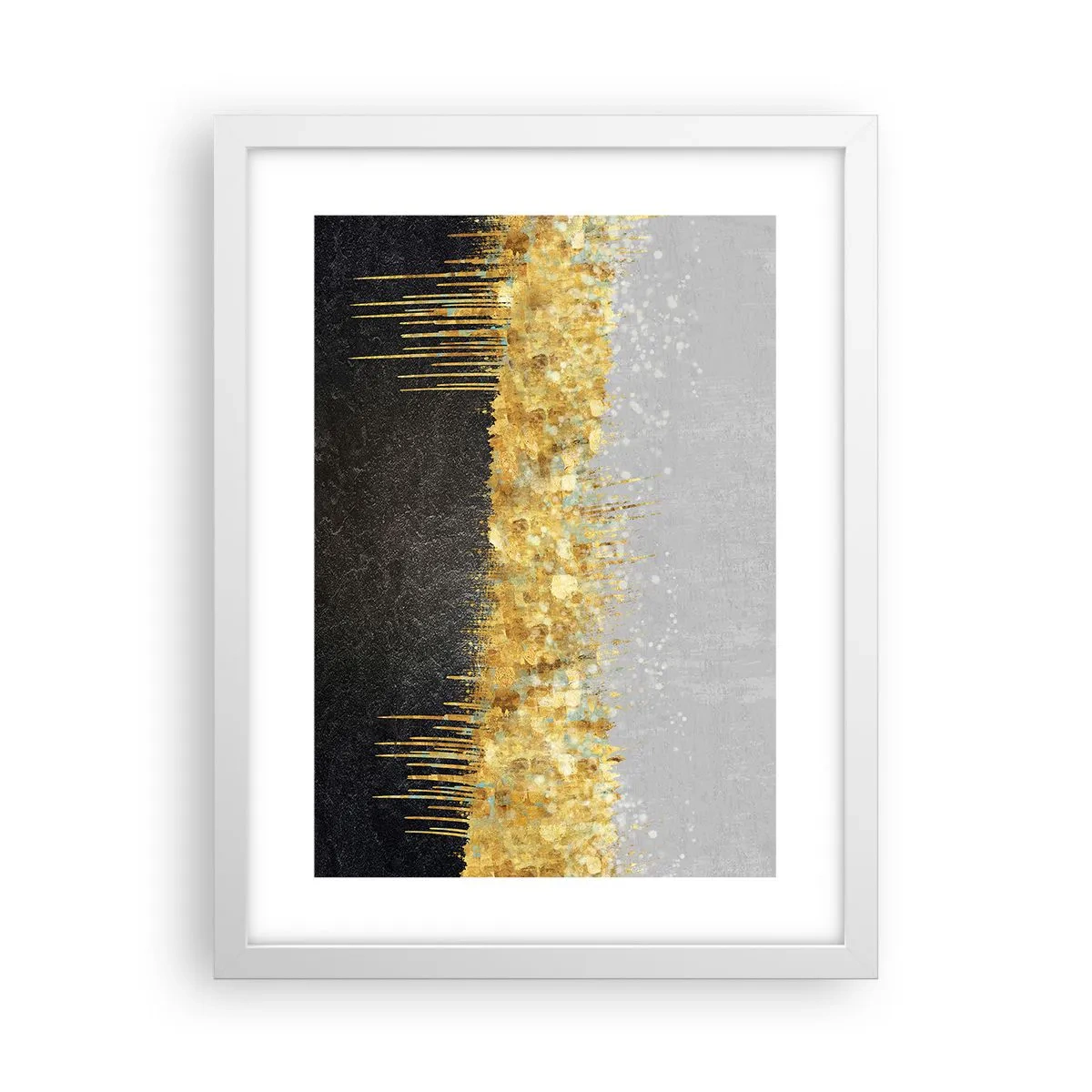 Poster in een witte lijst - Naar binnen en naar boven - 30x40 cm
