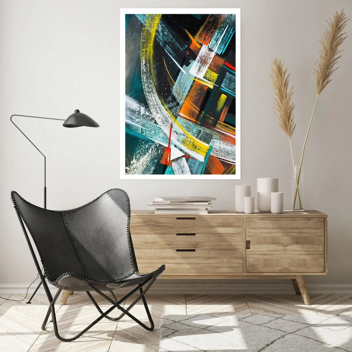Poster - De energie van beweging - 70x100 cm