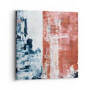 Schilderen op canvas - Fifty Fifty abstract - 30x30 cm