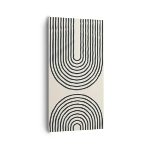 Schilderen op canvas - In een ogenblik ... - 65x120 cm