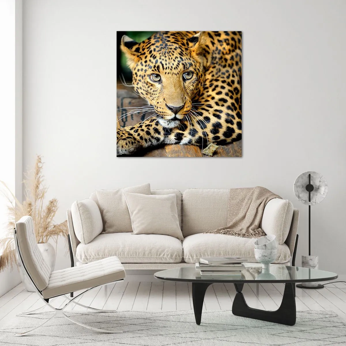 Schilderen op glas - Wees niet bang, kom maar hier - 70x70 cm