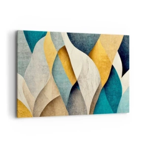 Schilderen op canvas - Ritme en beweging - 100x70 cm