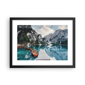 Poster in een zwarte lijst - We zullen je schoonheid laten zien - 40x30 cm