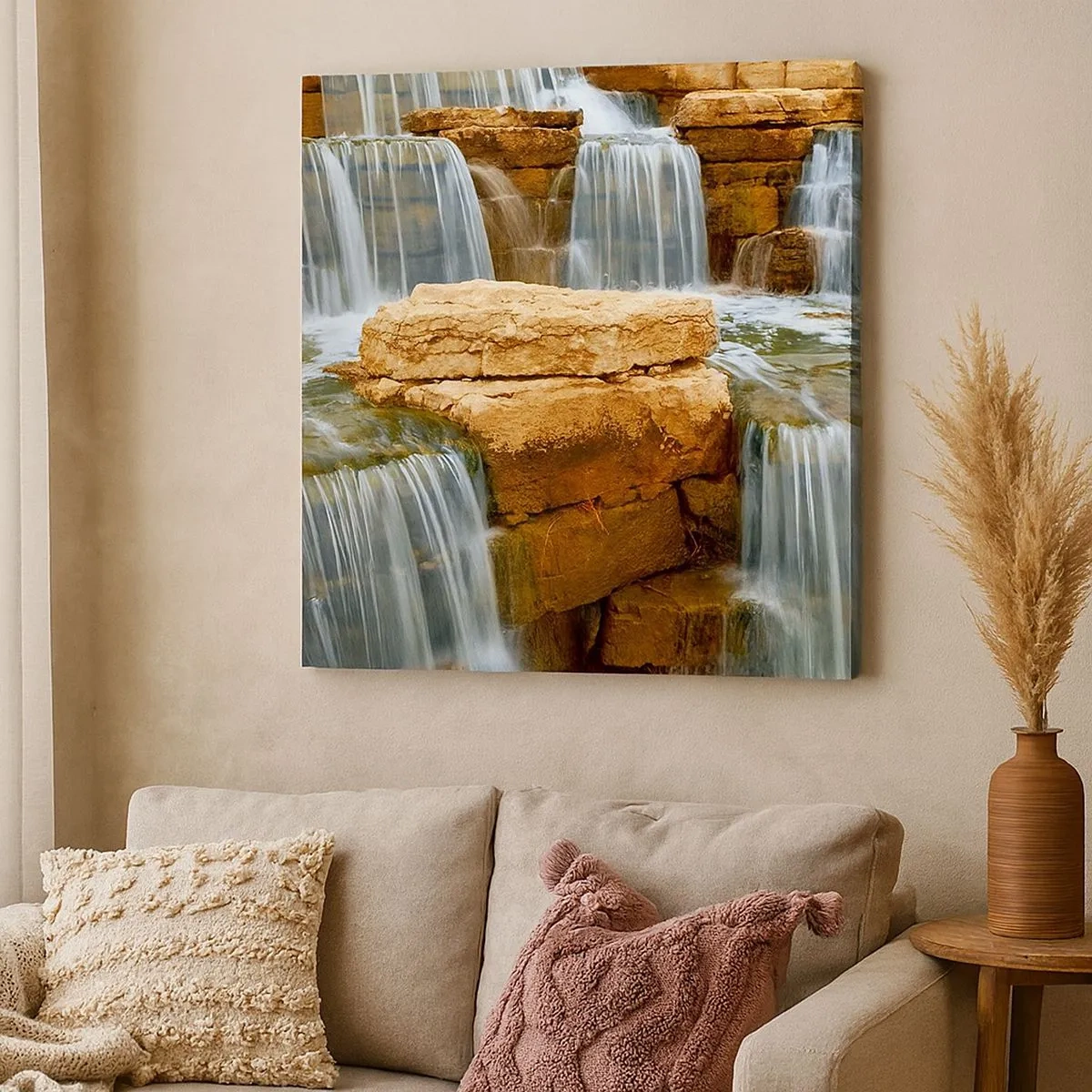 Schilderen op canvas - Trap naar de hemel - 30x30 cm