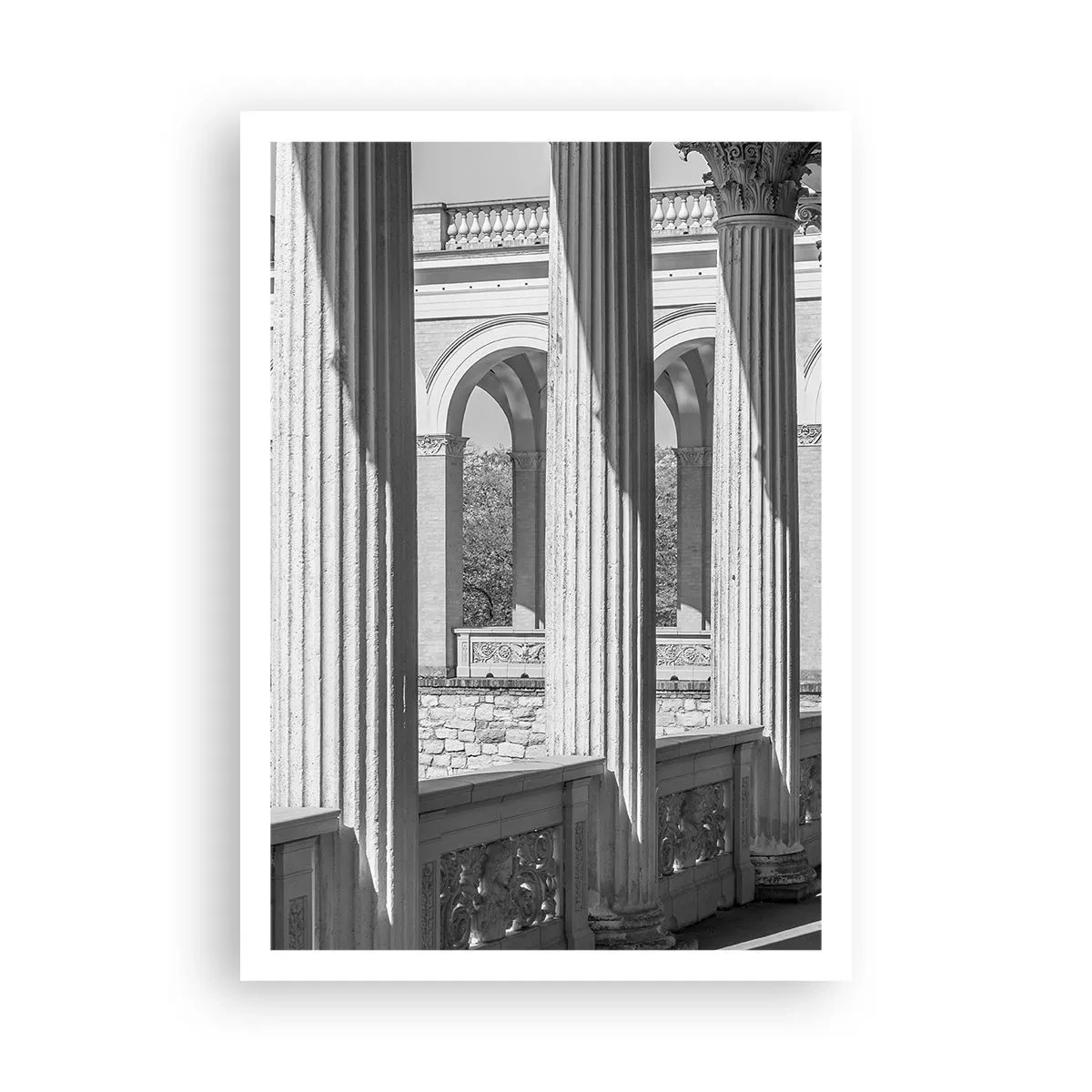 Poster - Zonnige arcade - 70x100 cm