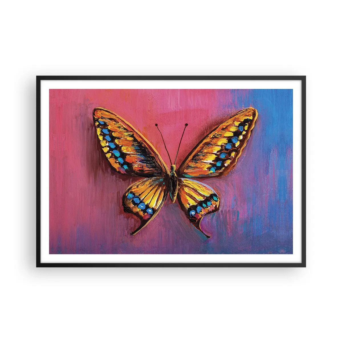 Poster in een zwarte lijst - Een juweel van de natuur - 100x70 cm