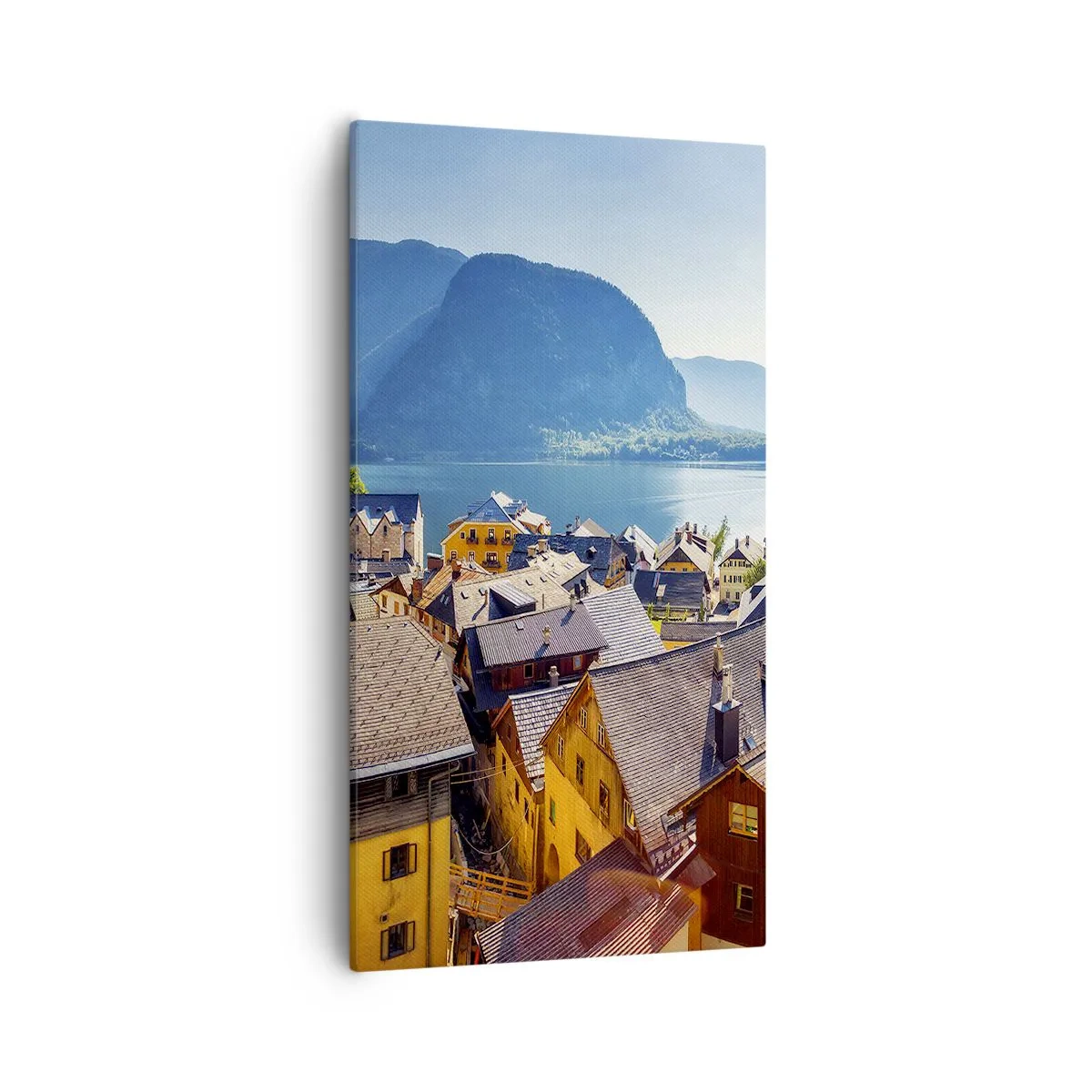 Schilderen op canvas - Het kan niet meer schilderachtiger zijn - 55x100 cm