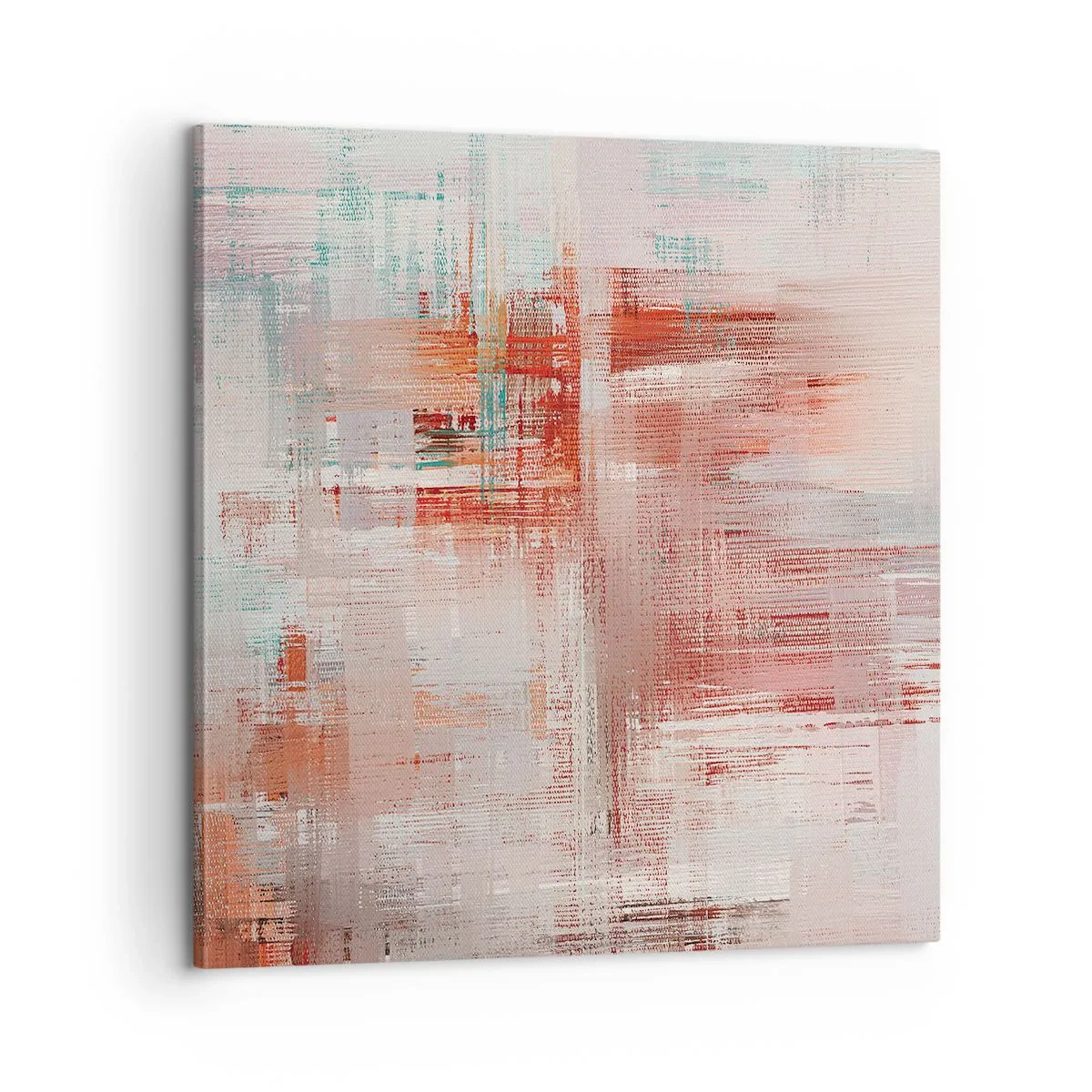 Schilderen op canvas - Vaag. Maar roze - 60x60 cm