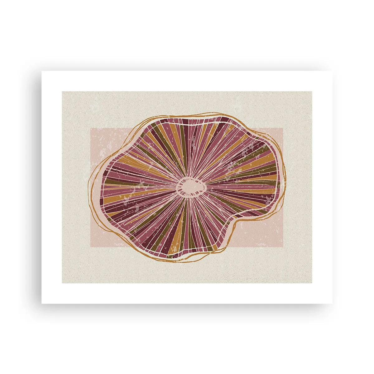 Poster - Stralende abstractie - 50x40 cm