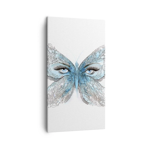 Schilderen op canvas - Eros pimpelmees - 45x80 cm