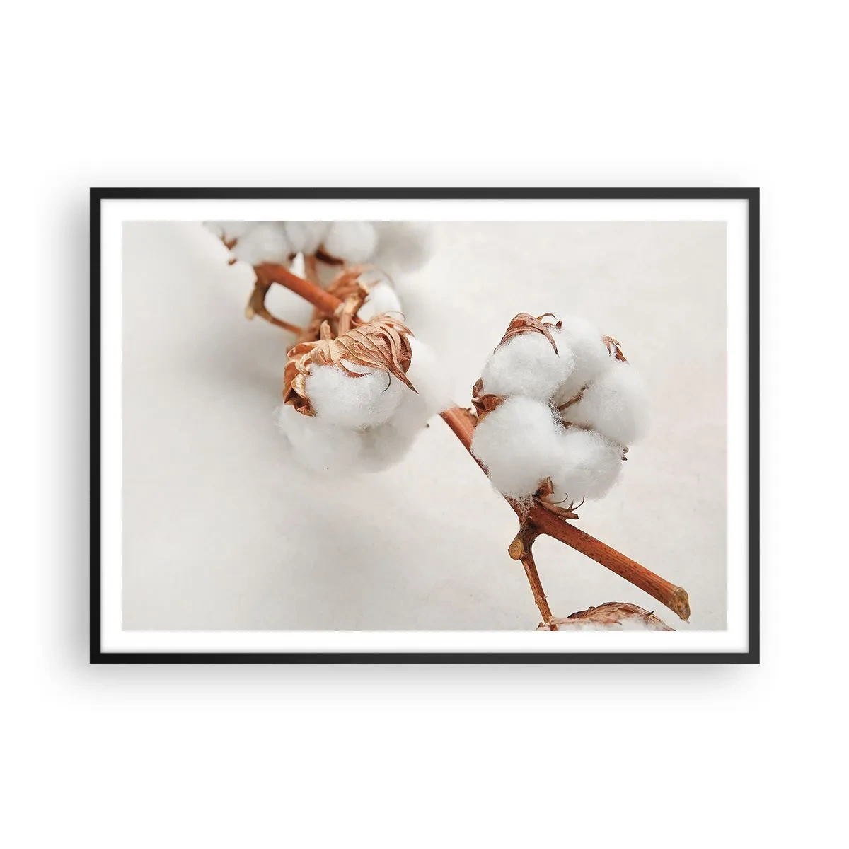 Poster in een zwarte lijst - Gewoon een knuffel - 100x70 cm