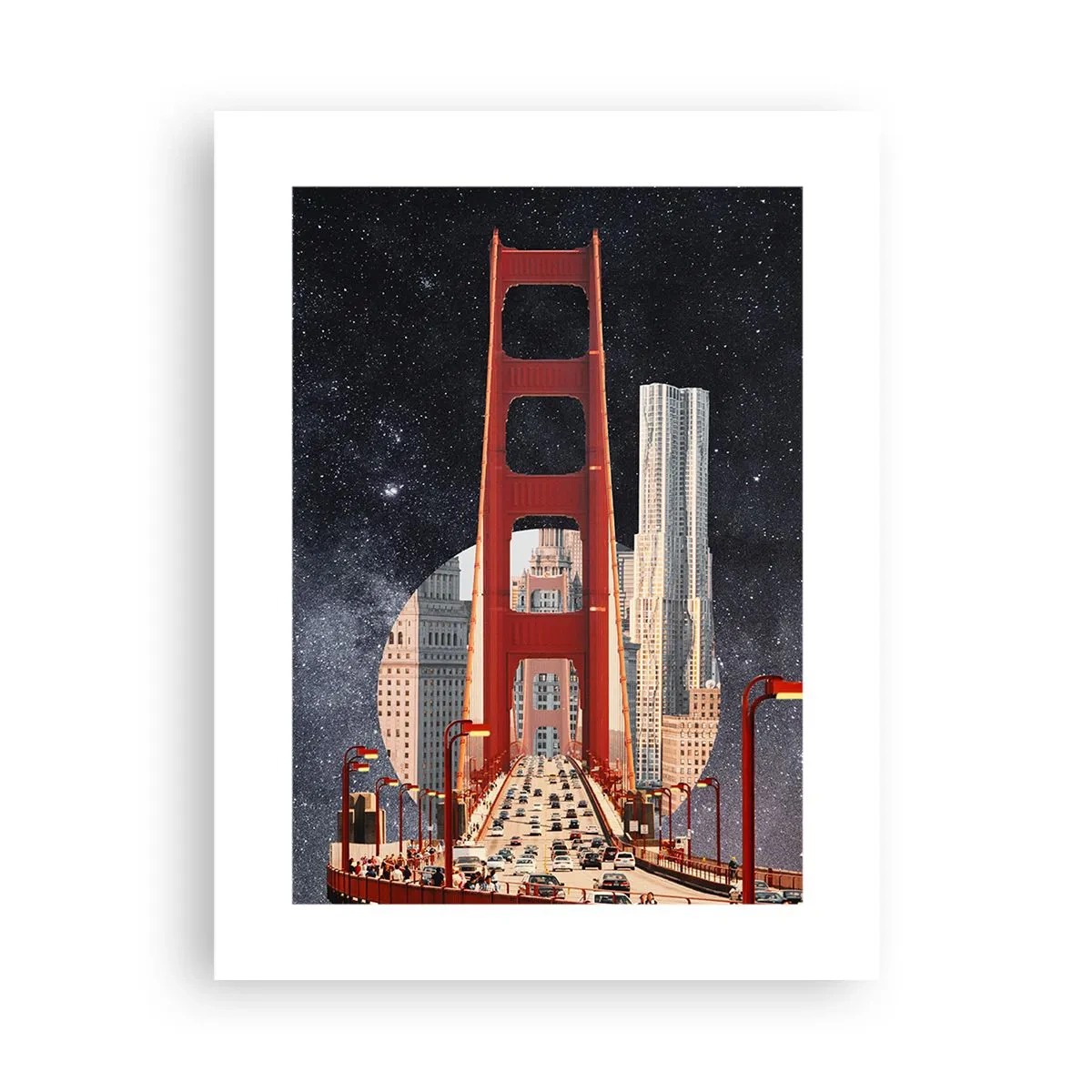 Poster - Altijd in het centrum - 30x40 cm
