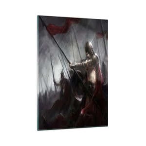 Schilderen op glas - Voorbijganger, vertel Sparta... - 80x120 cm
