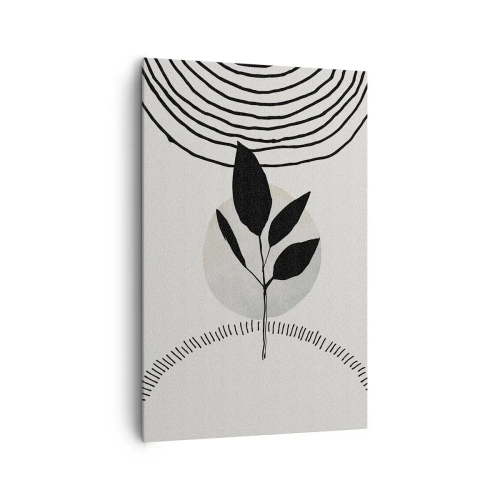 Schilderen op canvas - Compositie: natuurrituelen - 80x120 cm