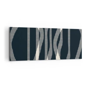 Schilderen op canvas - Een poging om de duisternis te doorbreken - 100x40 cm