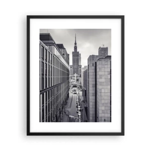 Poster in een zwarte lijst - Warschau vallei - 40x50 cm