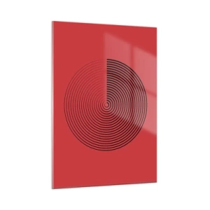 Schilderen op glas - Circulaire beweging - 50x70 cm