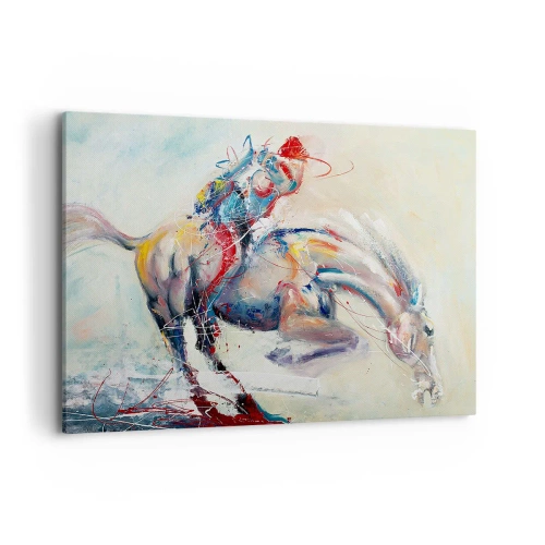 Schilderen op canvas - Hou vol, we vliegen - 100x70 cm