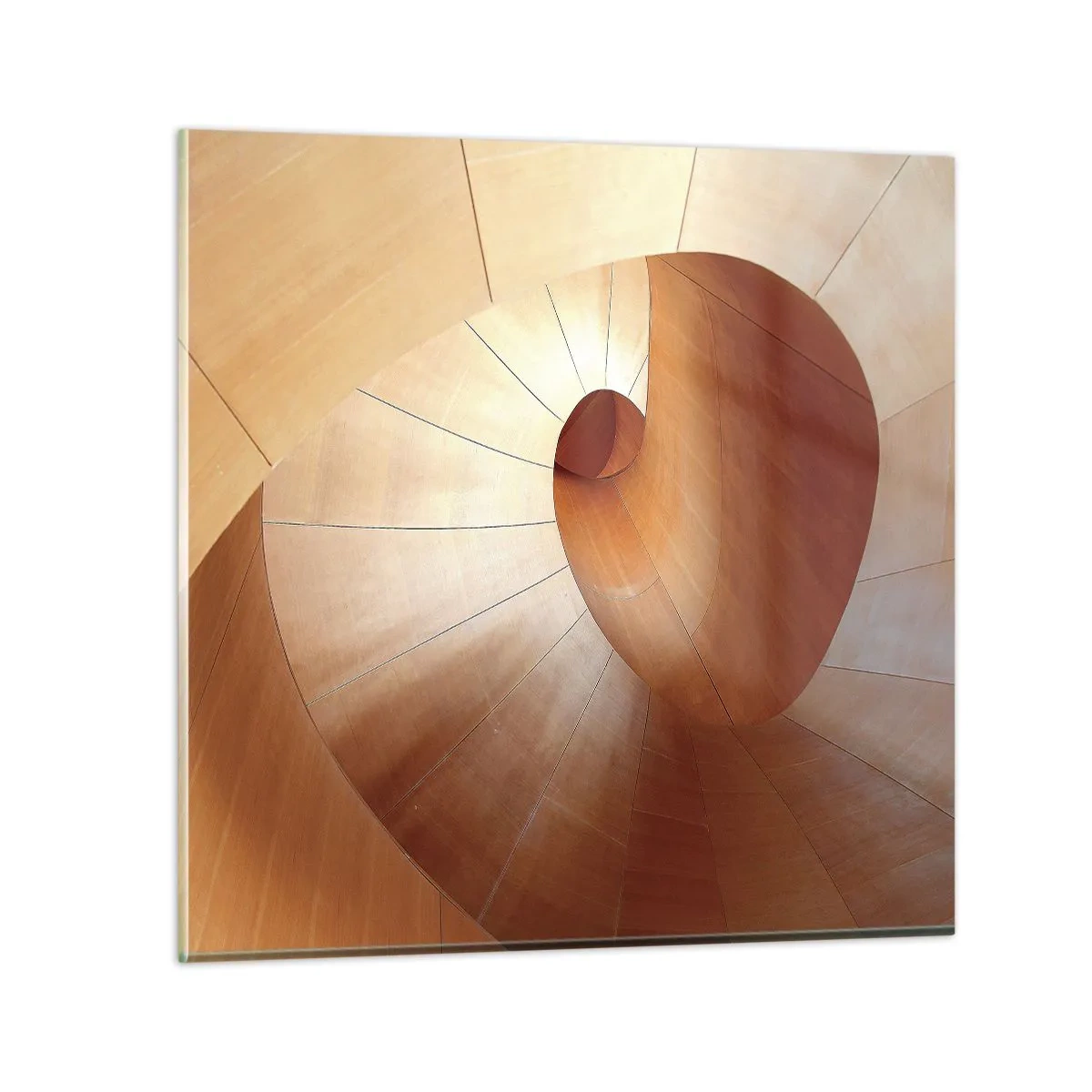 Schilderen op glas - Architecturale serpentijn - 70x70 cm